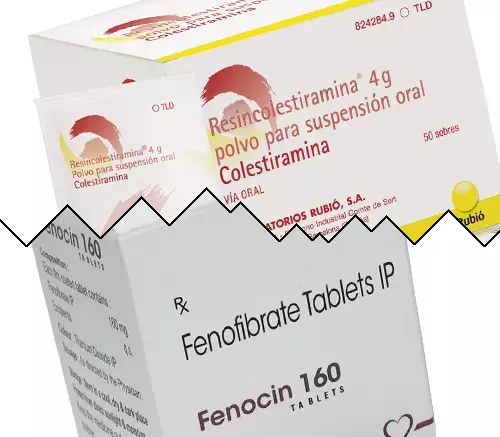 Cholestyramine contre Fenofibrate